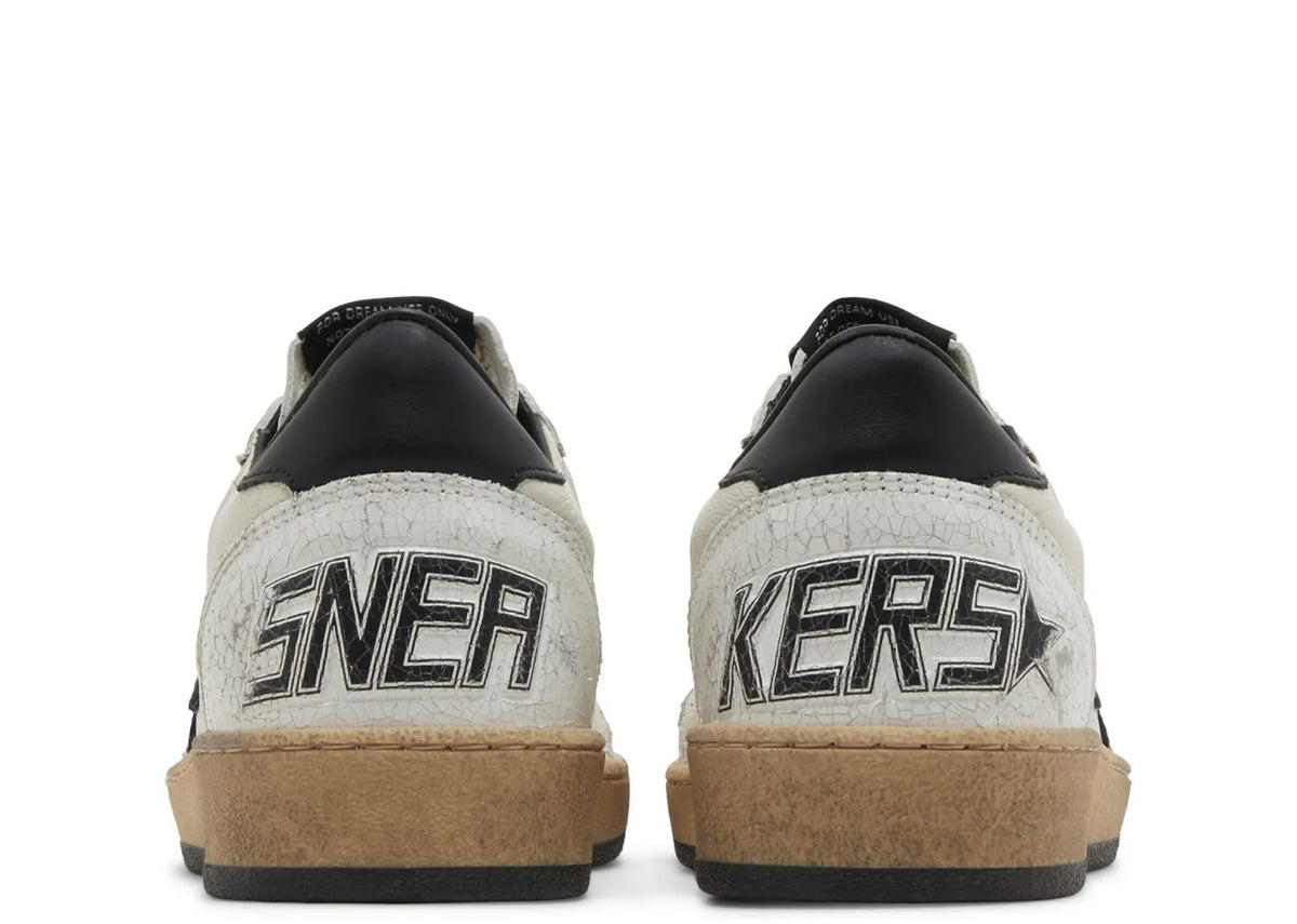 Golden Goose Ball-Star White Nappa with Black Star (W) 3