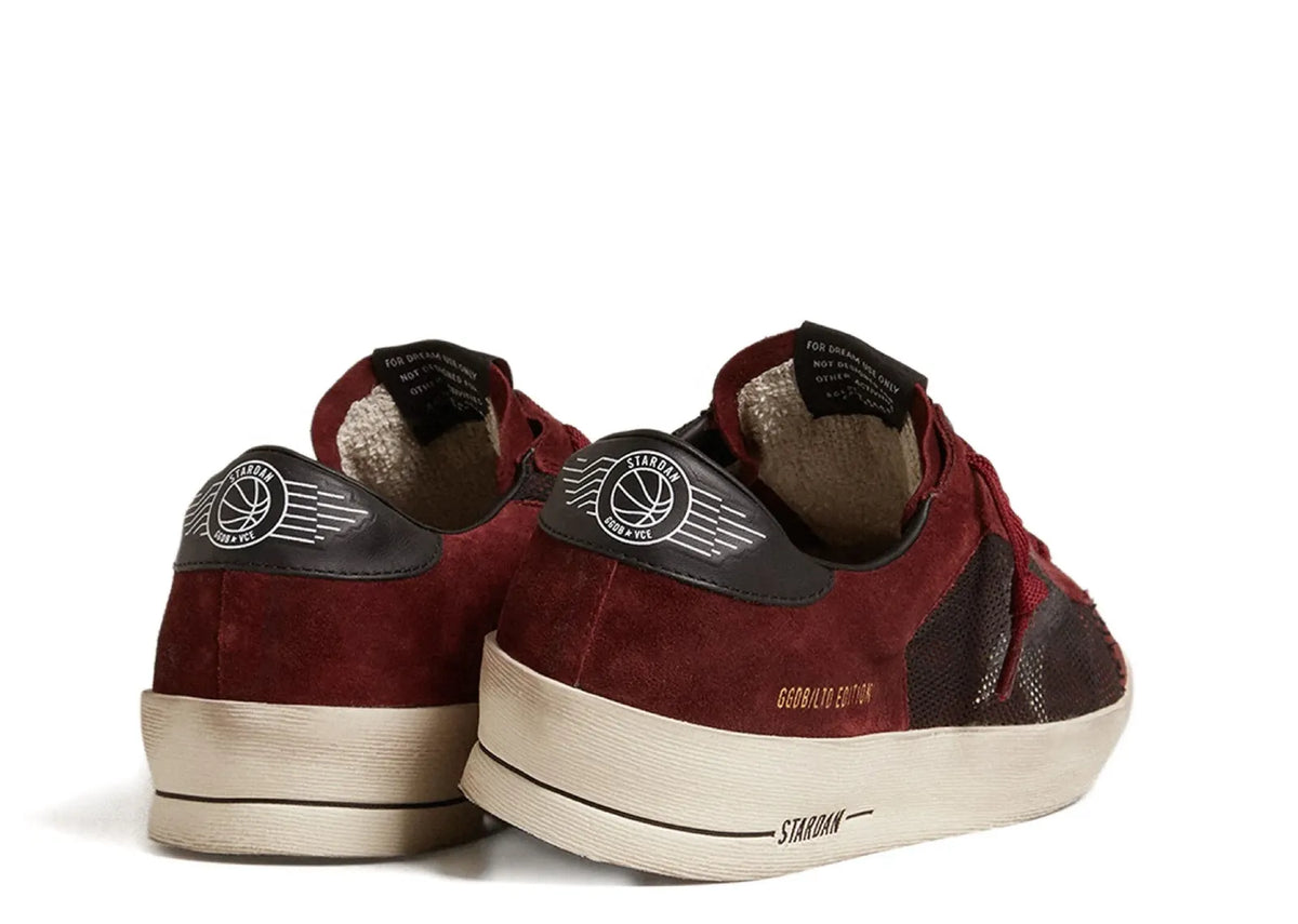 Golden Goose Stardan Bordeaux Black Suede Mesh 3