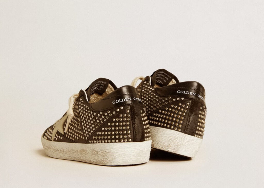 Golden Goose Super-Star Black Nappa Silver (W) 10