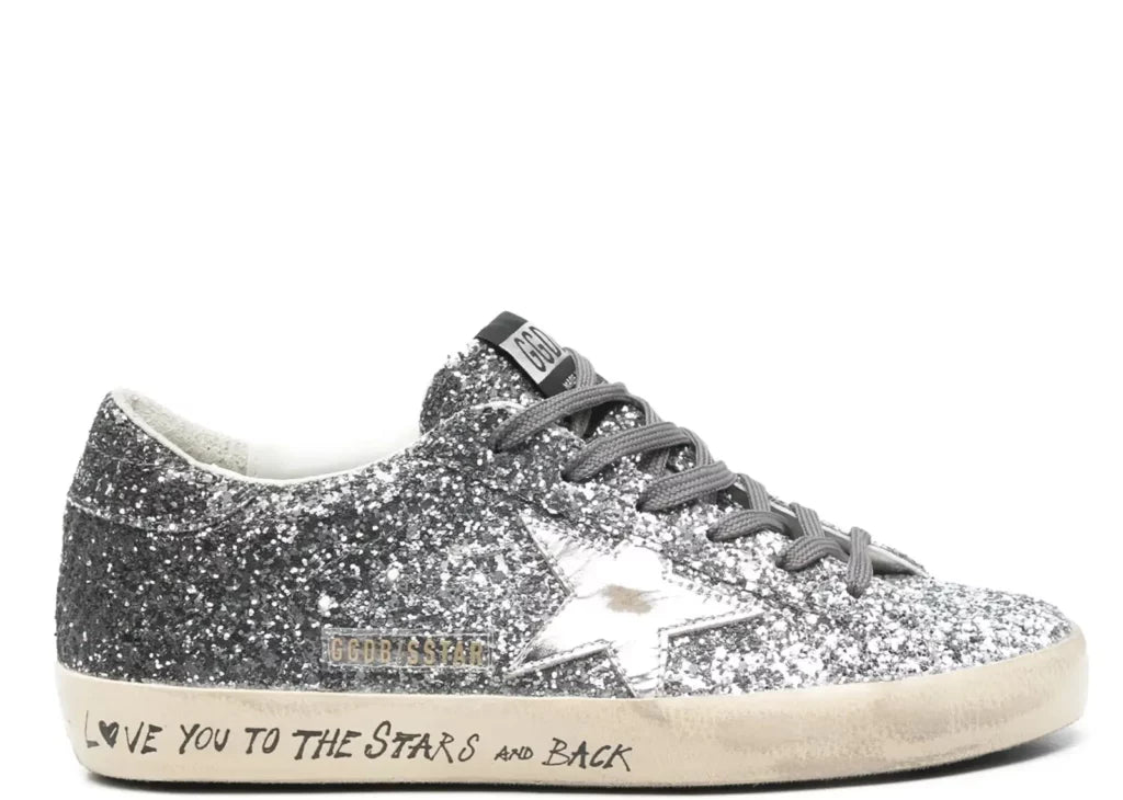 Golden Goose Super-Star Glitter Love You To The Stars And Back (W) 5