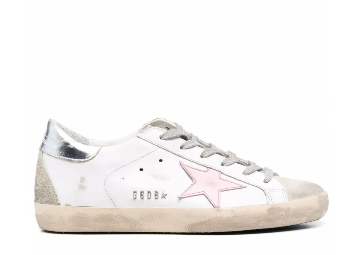 Golden Goose Super-Star Ice White Orchid Pink (W)