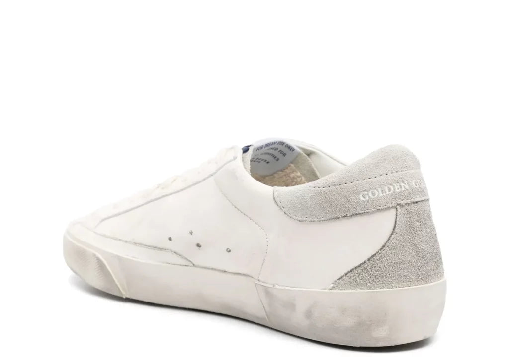Golden Goose Super-Star Off White Leather Beige Heel 6