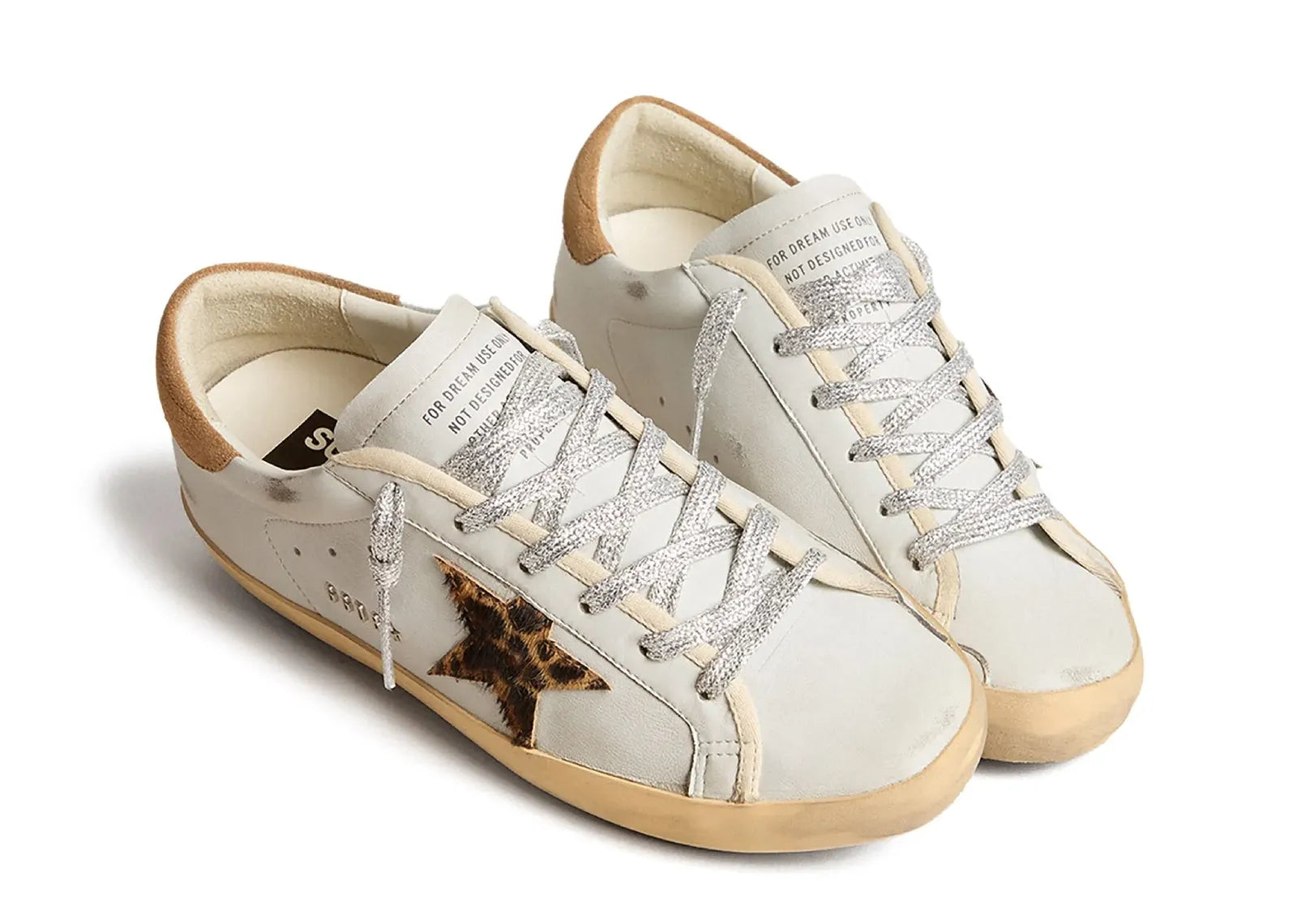 Golden Goose Super-Star Powder Blue Leopard Star (W) 4