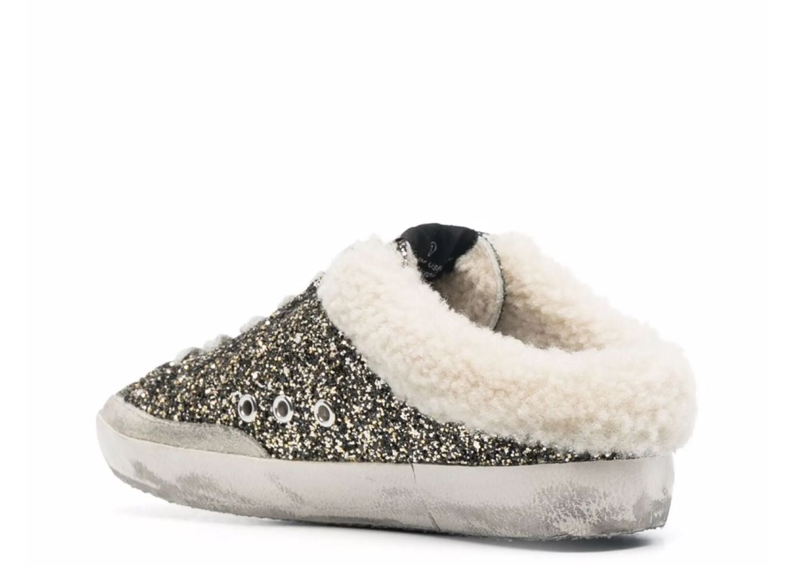 Golden Goose Super-Star Sabot Glitter Shearling (W) 3