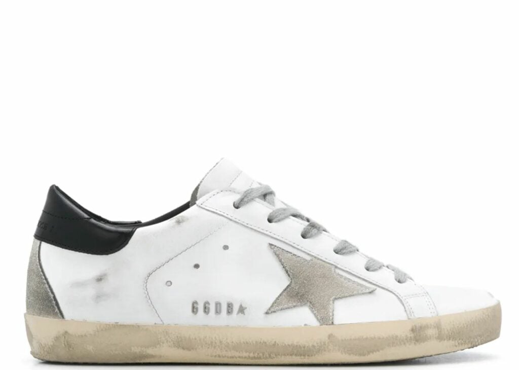 Golden Goose Super-Star White Black (W) 5