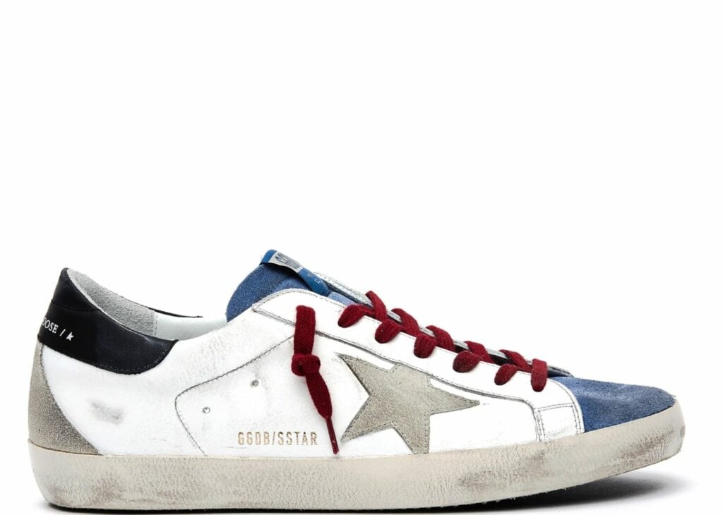 Golden Goose Super-Star White Blue Red 5