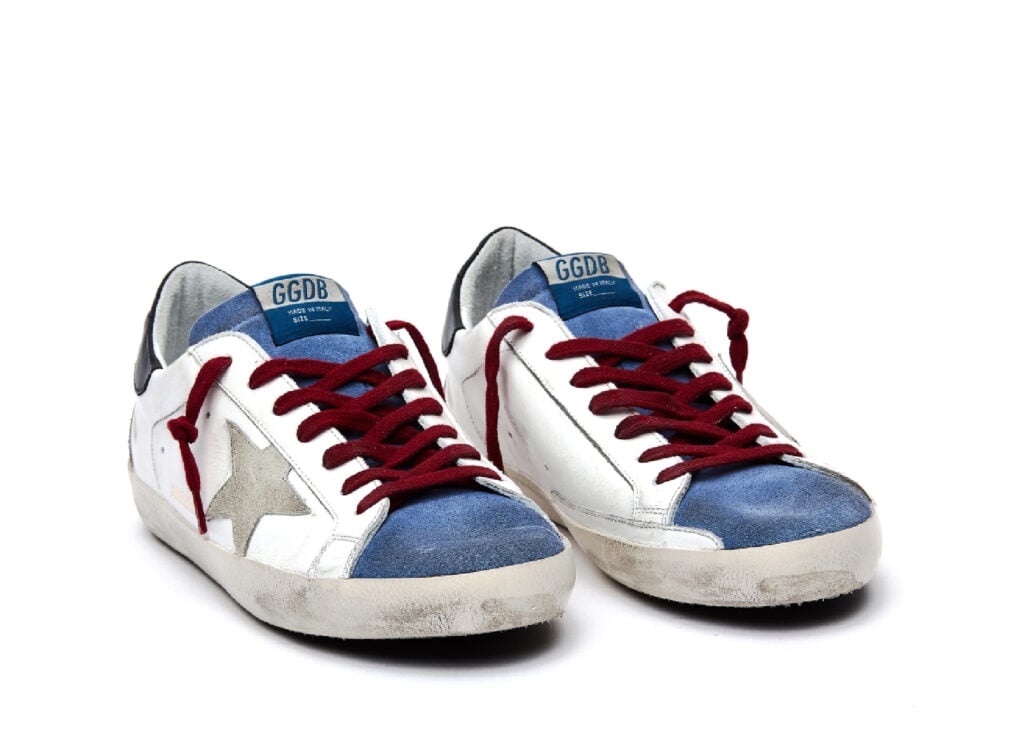 Golden Goose Super-Star White Blue Red 7