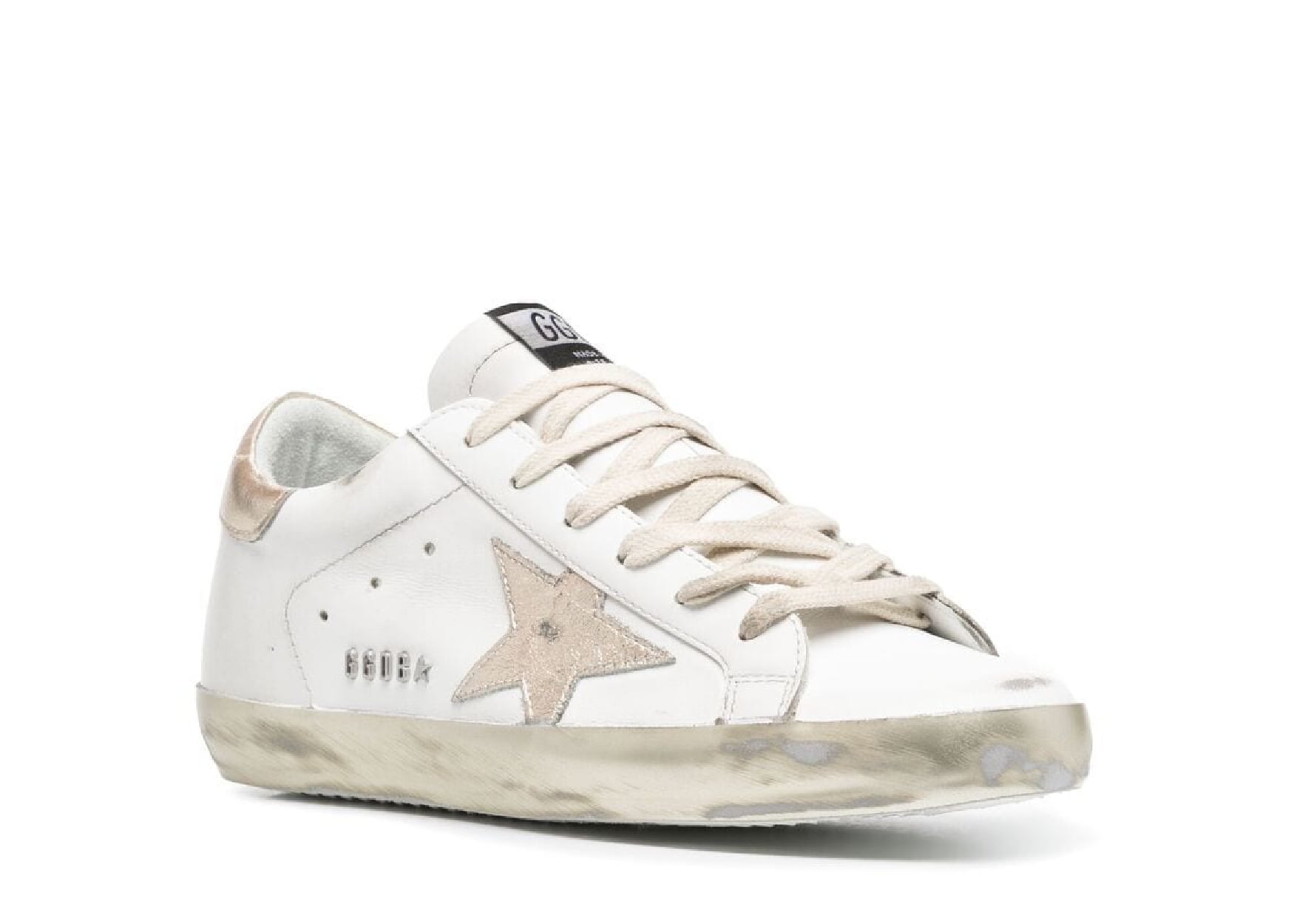 Golden Goose Super-Star White Gold Sparkle (W) 2