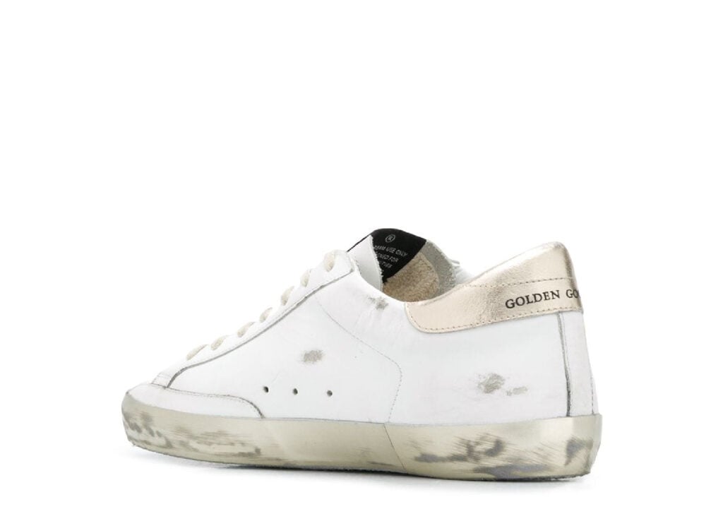 Golden Goose Super-Star White Gold Sparkle 7