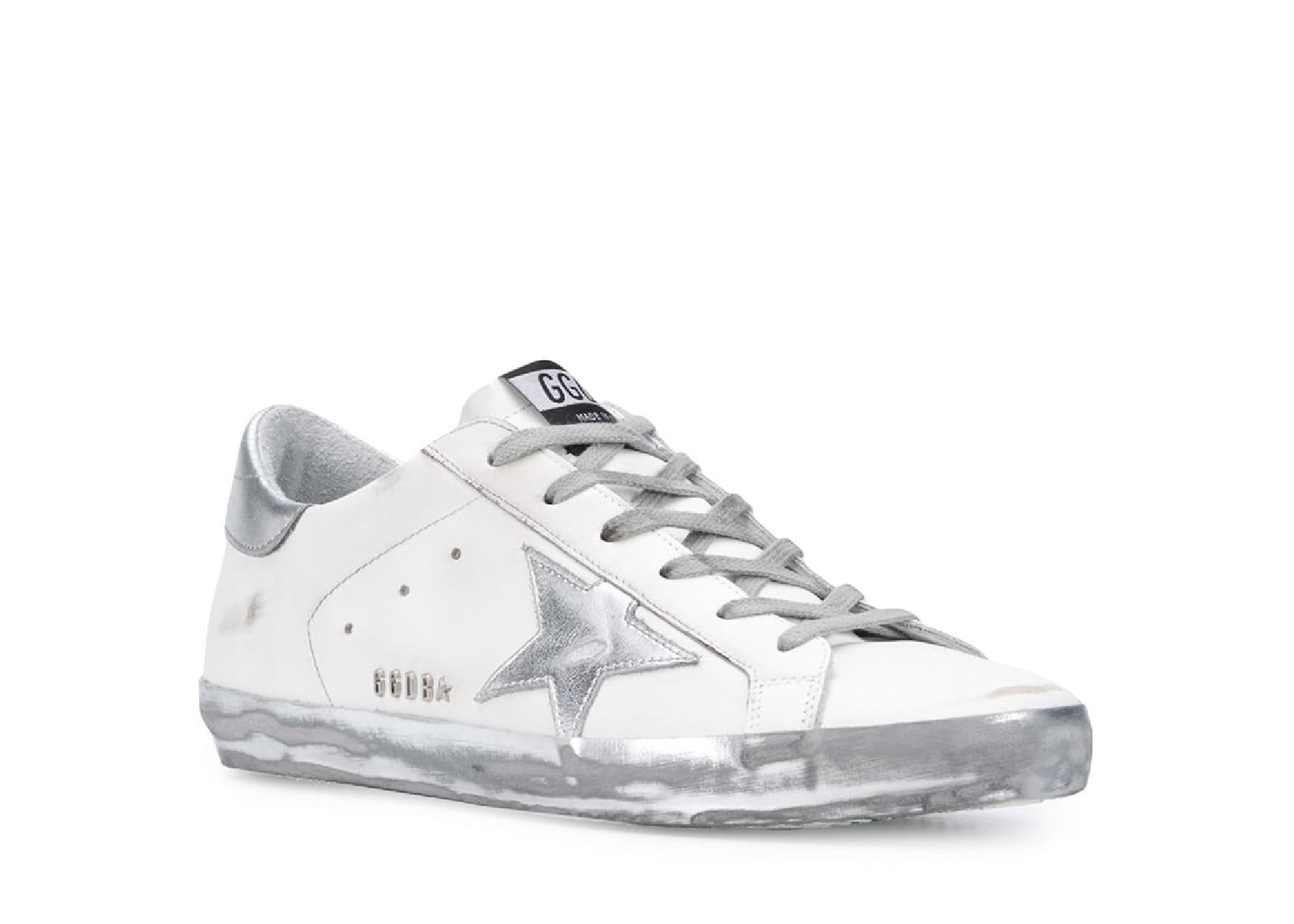 Golden Goose Super-Star White Silver Sparkle (W) 2