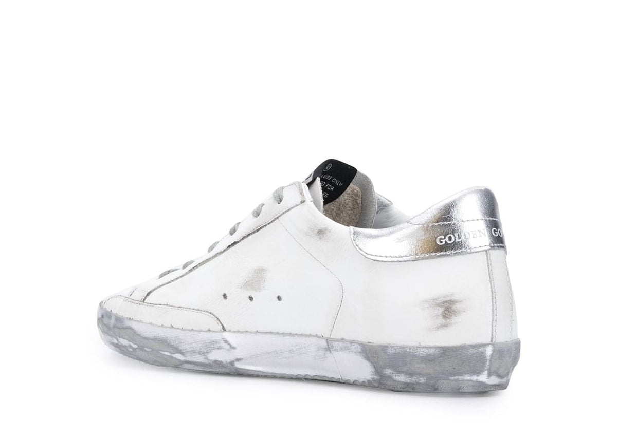 Golden Goose Super-Star White Silver Sparkle (W) 3