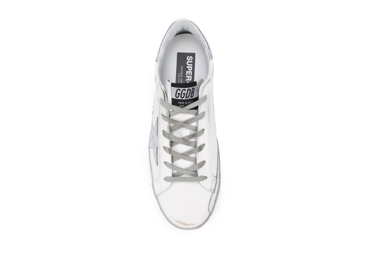Golden Goose Super-Star White Silver Sparkle (W) 4
