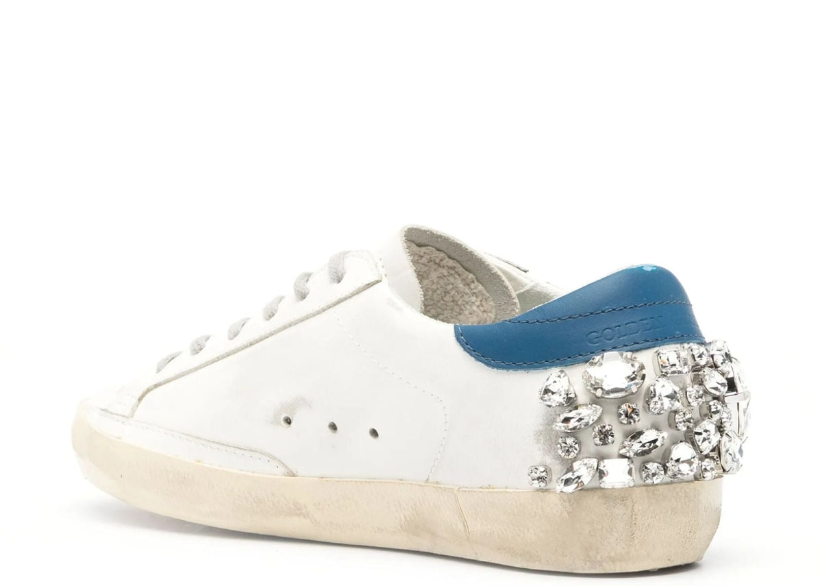 Golden Goose Super-Star White Swarovski Stone (W) 3