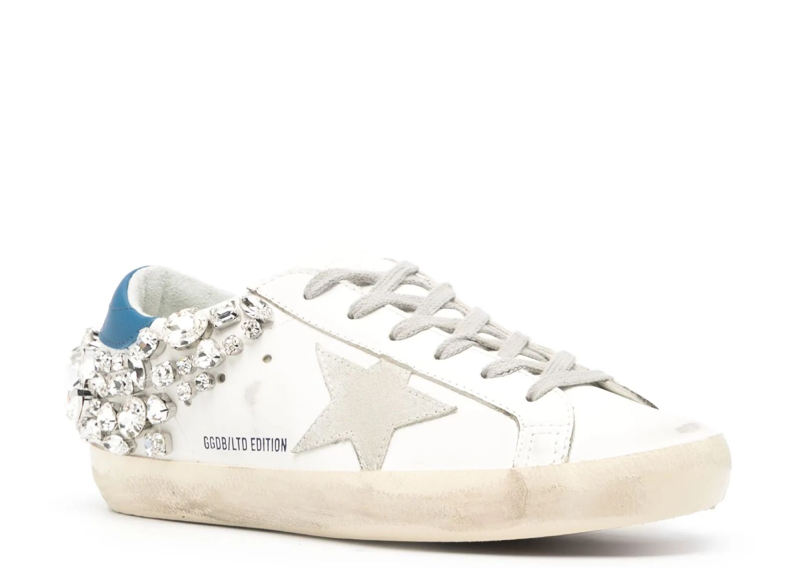 Golden Goose Super-Star White Swarovski Stone (W) 2