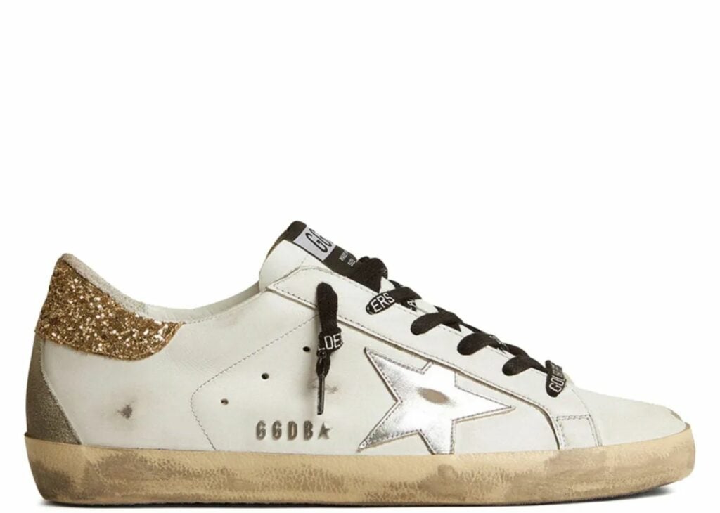 Golden Goose Super-Star with Glittery Heel (W) 5
