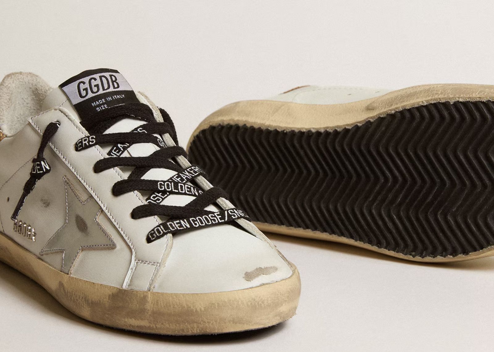Golden Goose Super-Star with Glittery Heel (W) 4