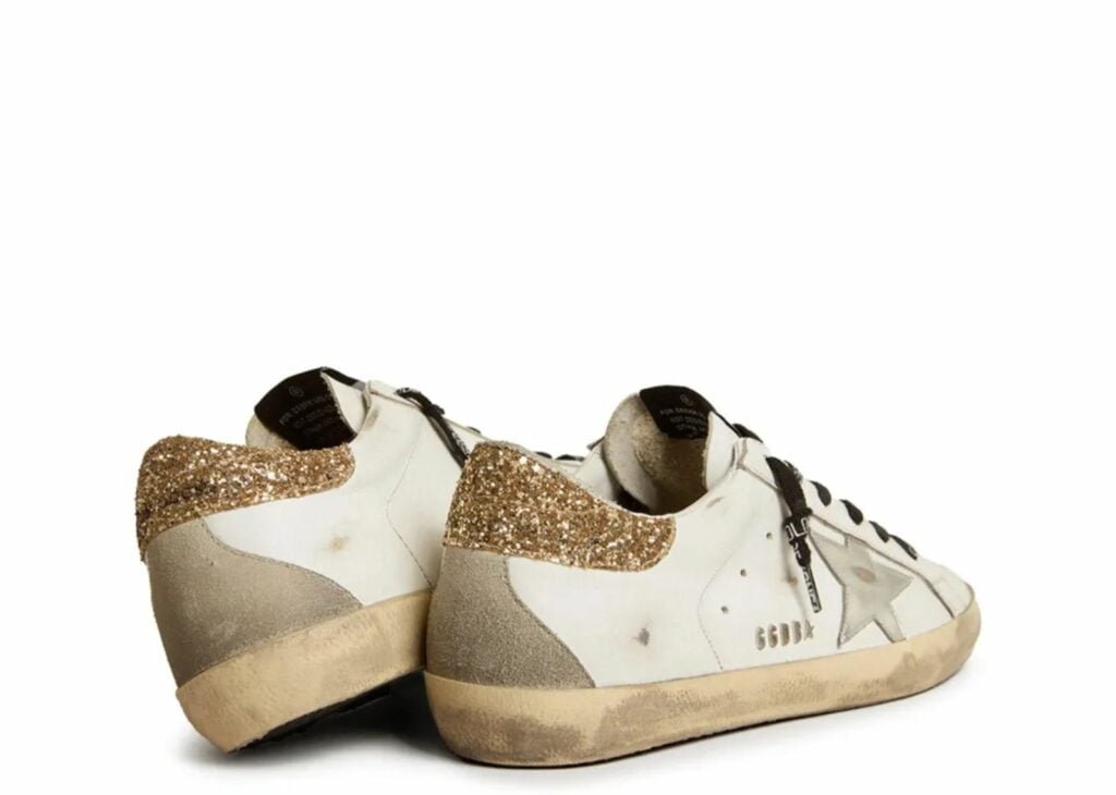 Golden Goose Super-Star with Glittery Heel (W) 7