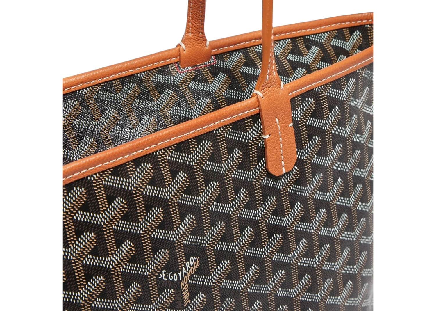 Goyard Artois PM Bag Black & Tan 3