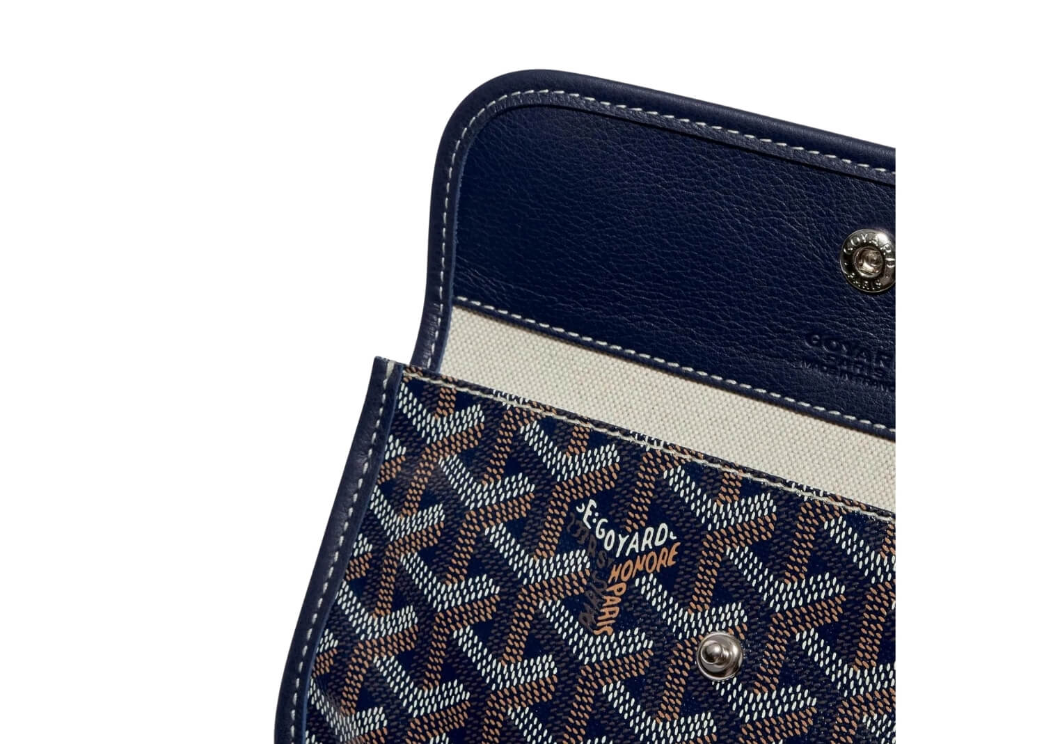 Goyard Saint Louis PM Bag Navy Blue 3