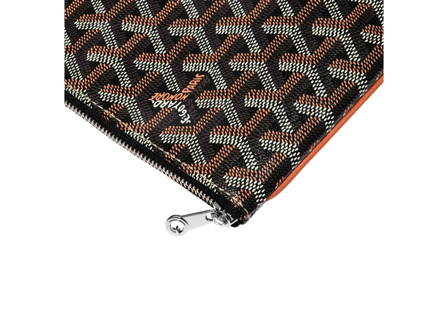 Goyard Sénat MM Pouch Black & Tan 2