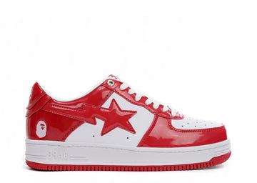 A Bathing Ape Bape Sta Low 'Red And White Mirror Surface' denemezapt.myshopify.com Zaptila