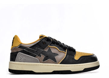 Bape SK8 Sta Low Make 'Black and Yellow' denemezapt.myshopify.com Zaptila