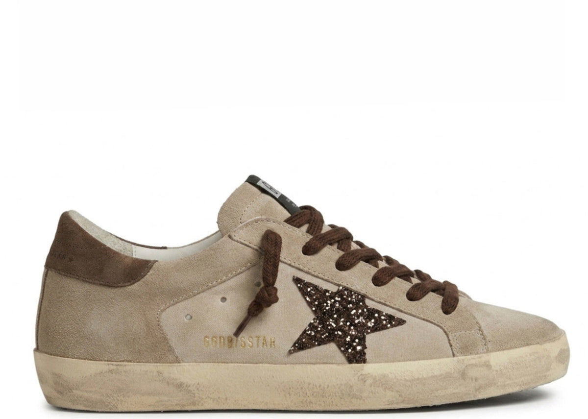 Golden Goose Super-Star Espresso Brown Cream