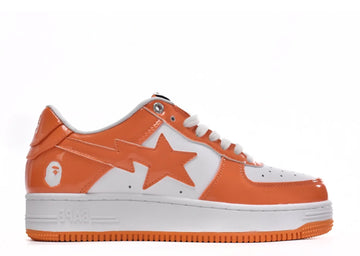 A Bathing Ape Bape Sta Low 'White Orange'