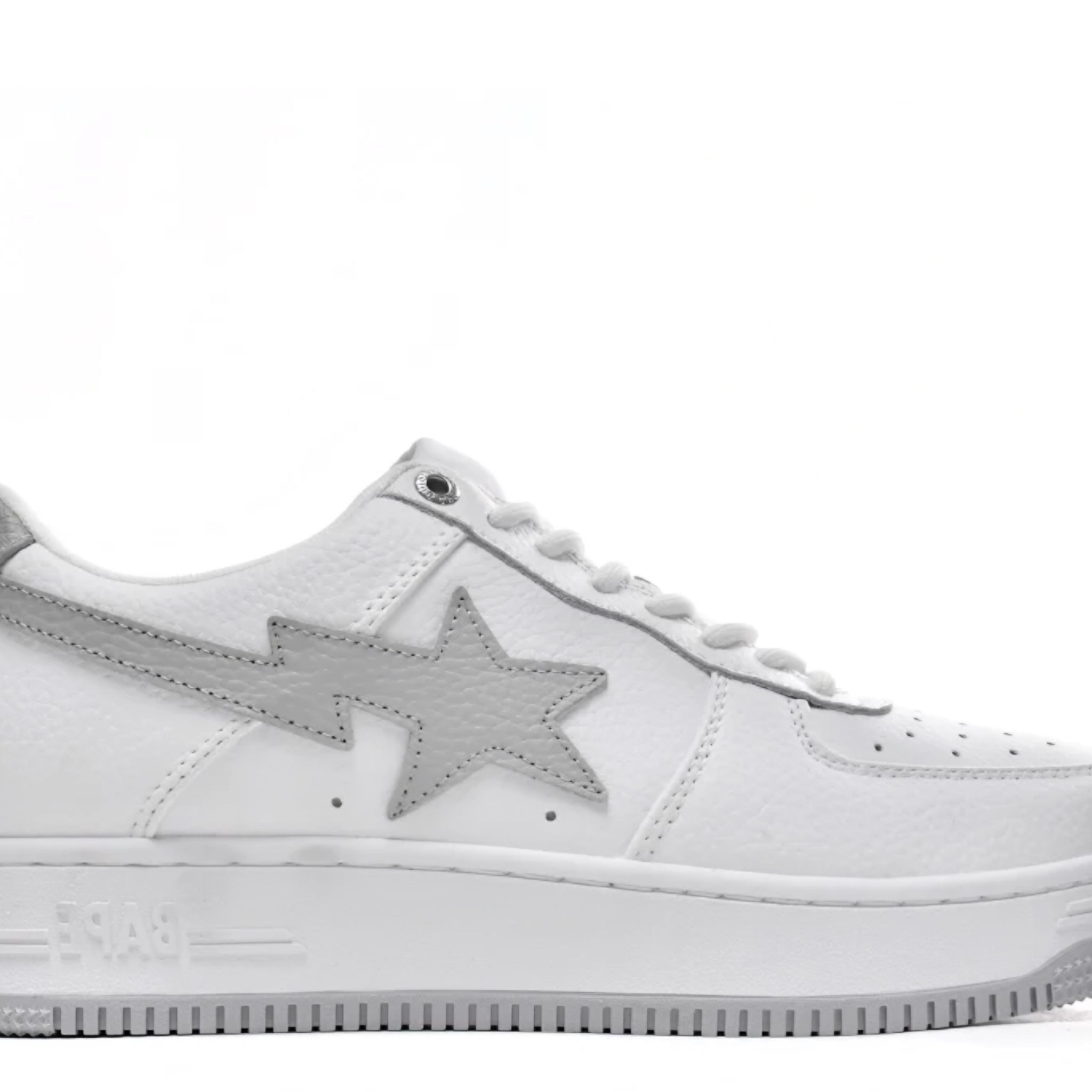 A Bathing Ape Bape Sta Low 'White Grey' denemezapt.myshopify.com Zaptila