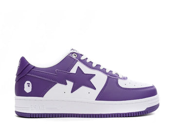 A Bathing Ape Bape Sta Low 'White Purple'