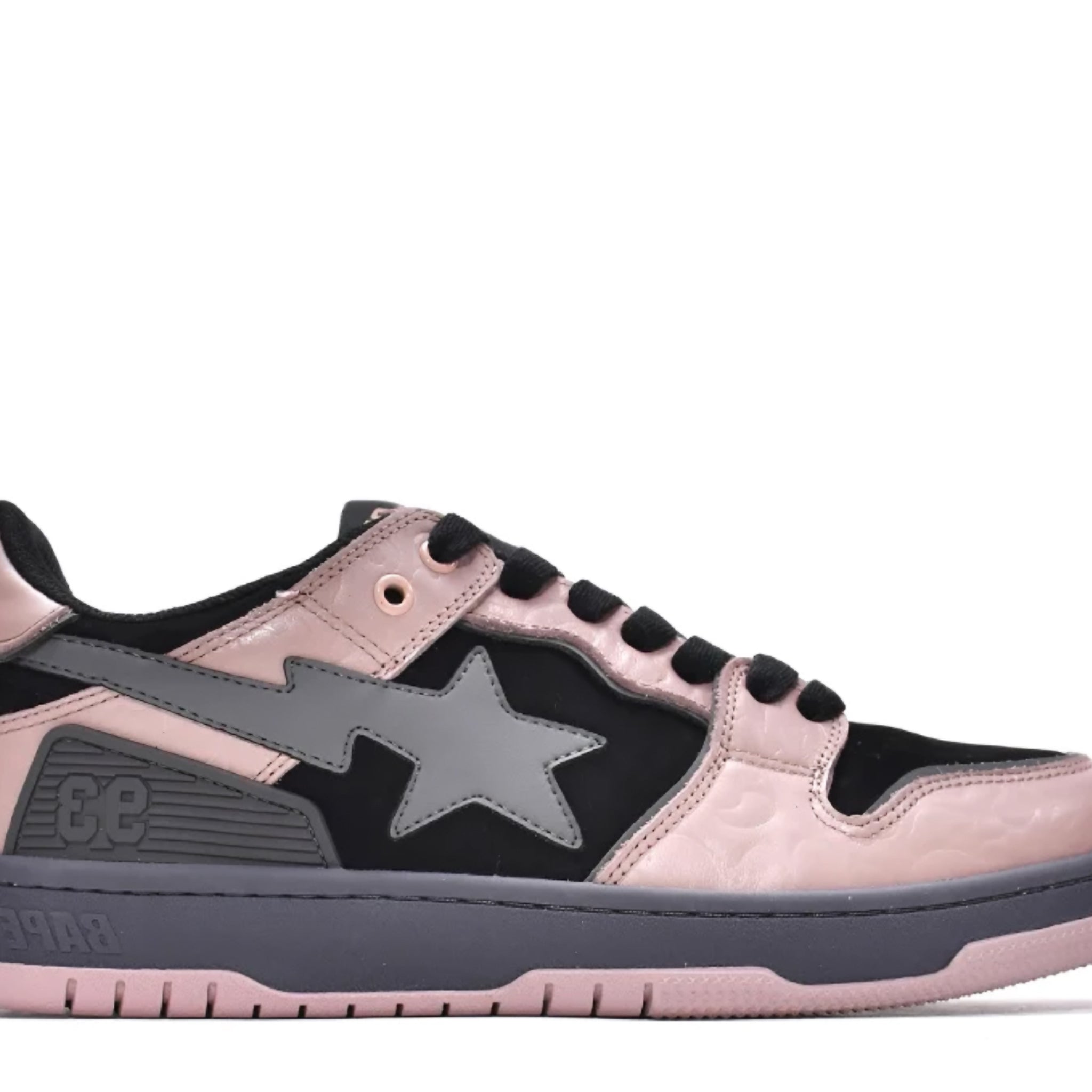 Bape SK8 Sta Low 'Grey Pink' denemezapt.myshopify.com Zaptila