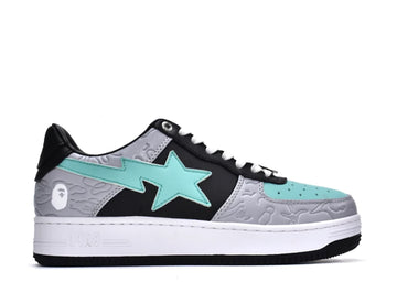 A Bathing Ape Bape Sta Low 'Grey Black' denemezapt.myshopify.com Zaptila