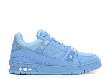 Louis Vuitton Trainer 'All Blue Embossing' denemezapt.myshopify.com Zaptila