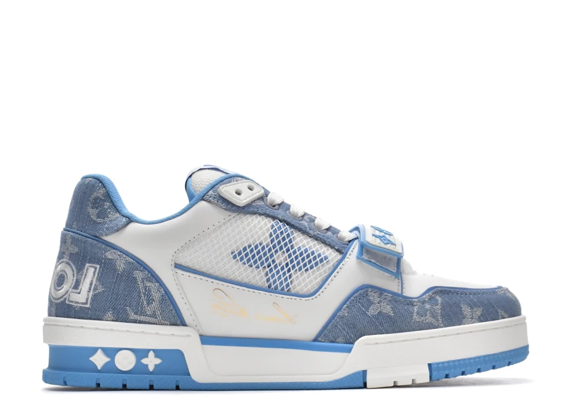 Louis Vuitton Trainer 'Blue Cloth Surface' denemezapt.myshopify.com Zaptila