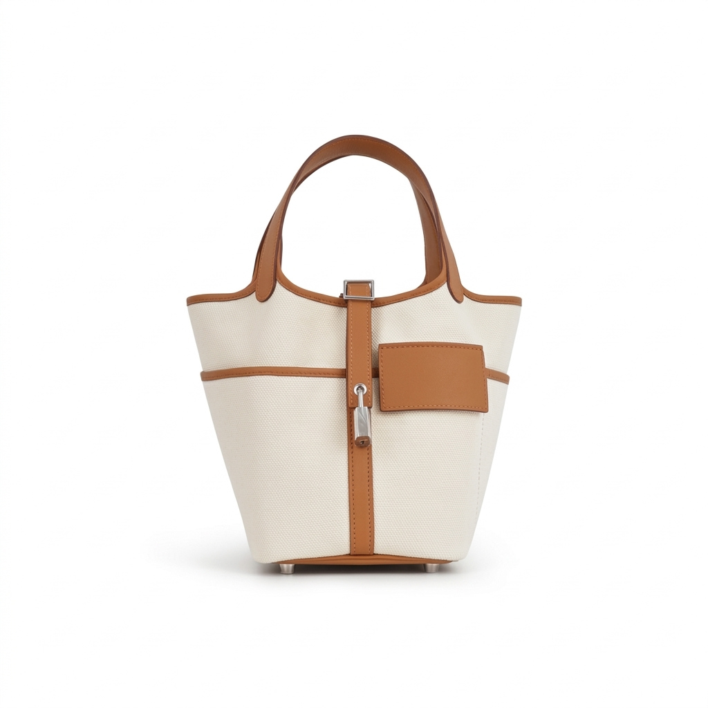 Hermès Picotin 18 Cargo - Ecru Canvas / Gold Swift | Palladium Hardware