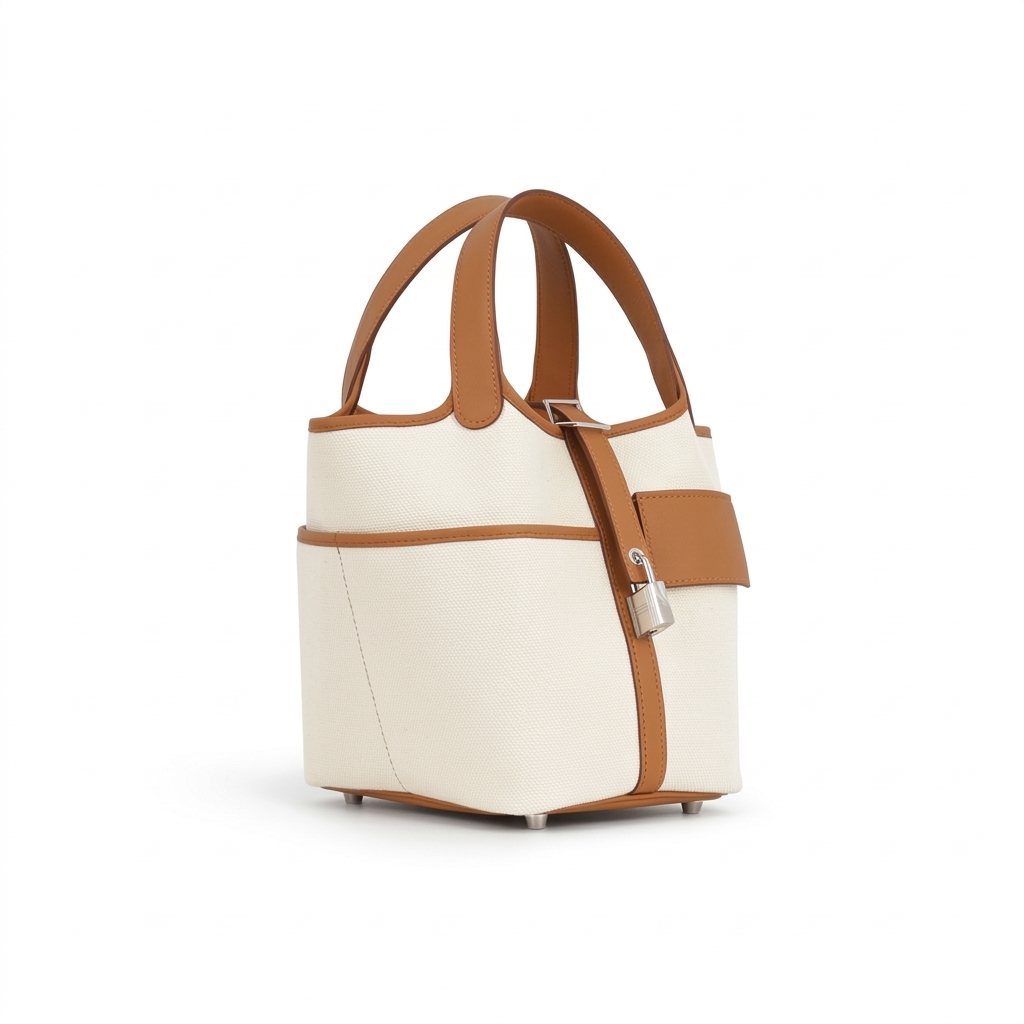 Hermès Picotin 18 Cargo - Ecru Canvas / Gold Swift | Palladium Hardware