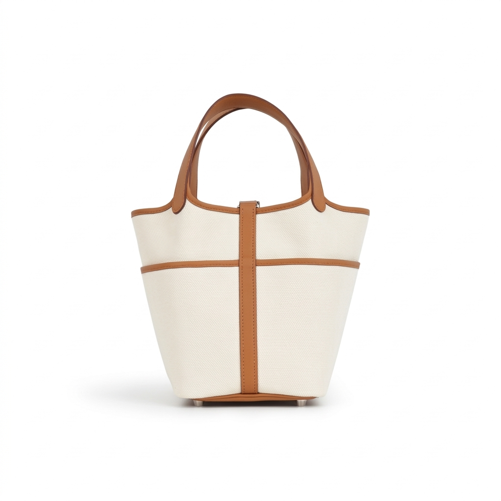 Hermès Picotin 18 Cargo - Ecru Canvas / Gold Swift | Palladium Hardware