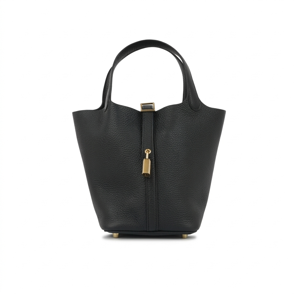 Hermès Picotin 18 - Clemence Negra | Herrajes Dorados