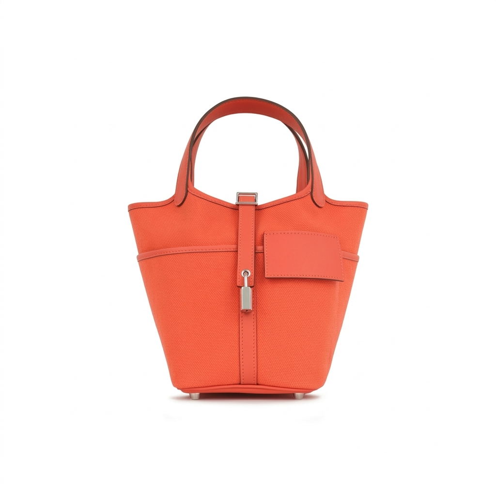 Hermès Picotin 18 Cargo - Campo Naranja | Herrajes Paladio