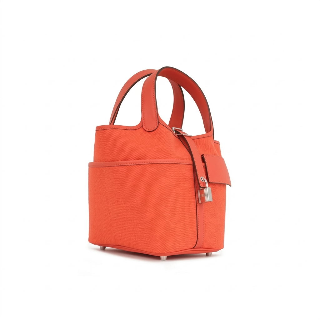 Hermès Picotin 18 Cargo - Campo Naranja | Herrajes Paladio