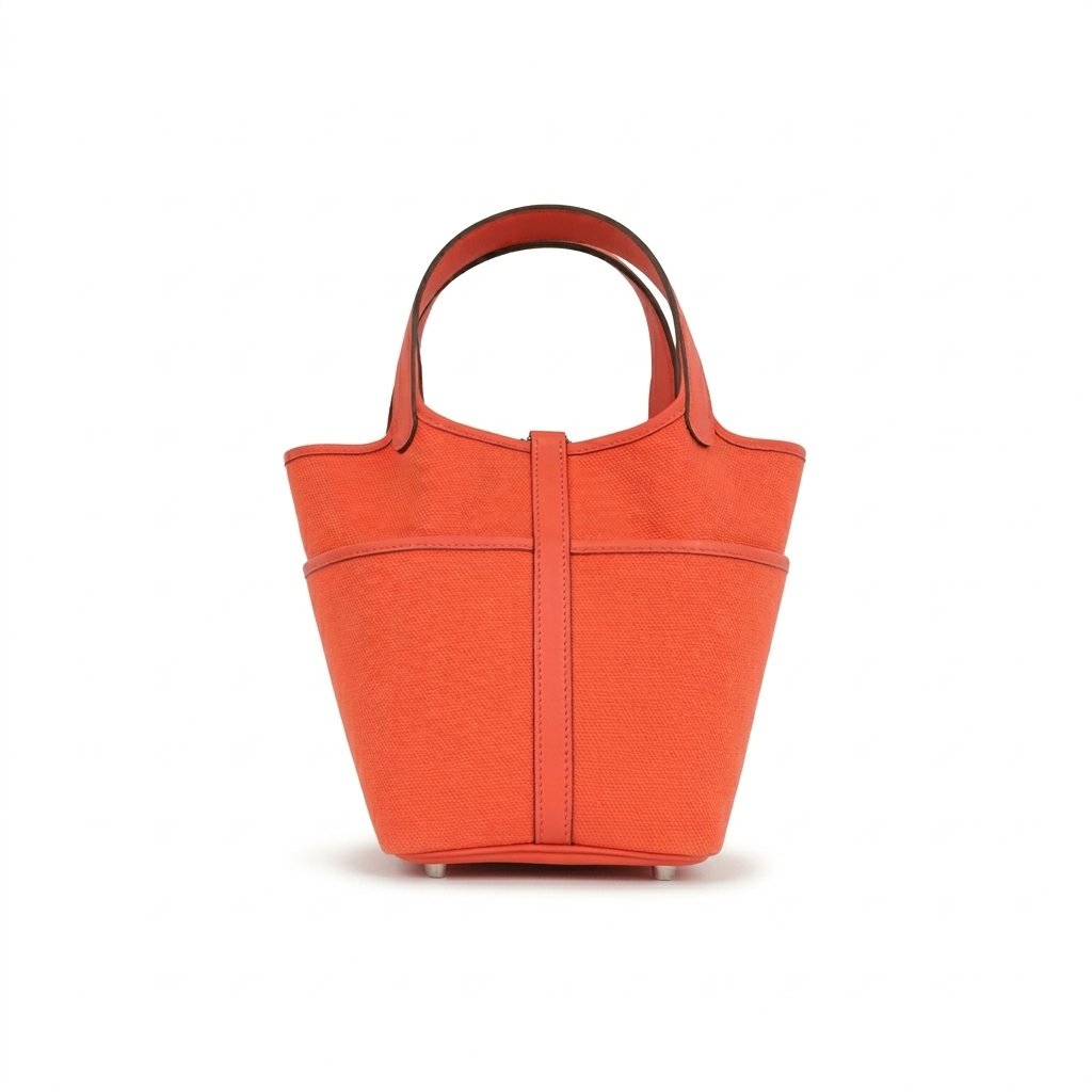 Hermès Picotin 18 Cargo - Campo Naranja | Herrajes Paladio