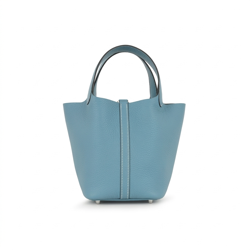 Hermès Picotin 18 - Nueva Clemence Azul Vaquero | Herrajes Paladio