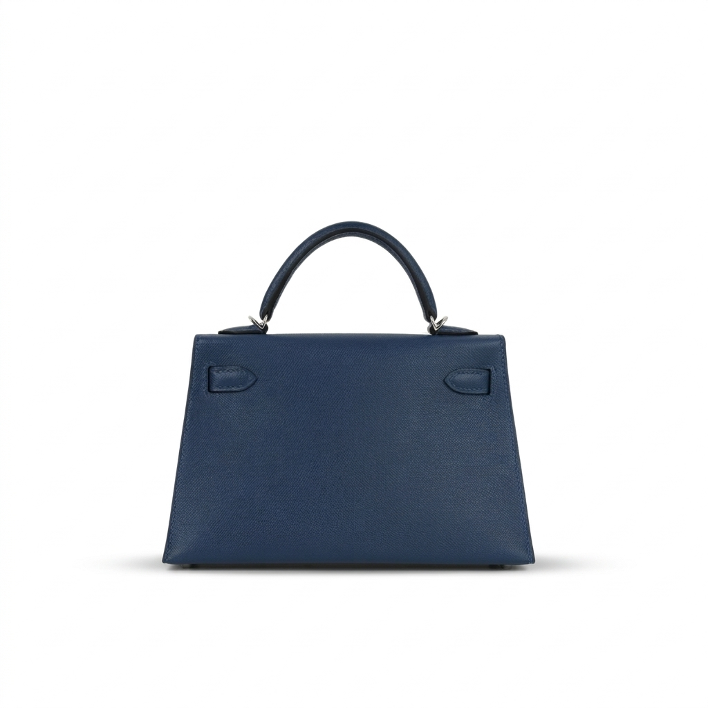 Hermès Mini Kelly - Bleu Tie Madame