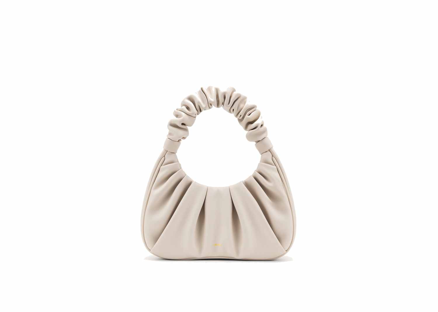 JW PEI Gabbi Ruched Hobo Handbag Ivory
