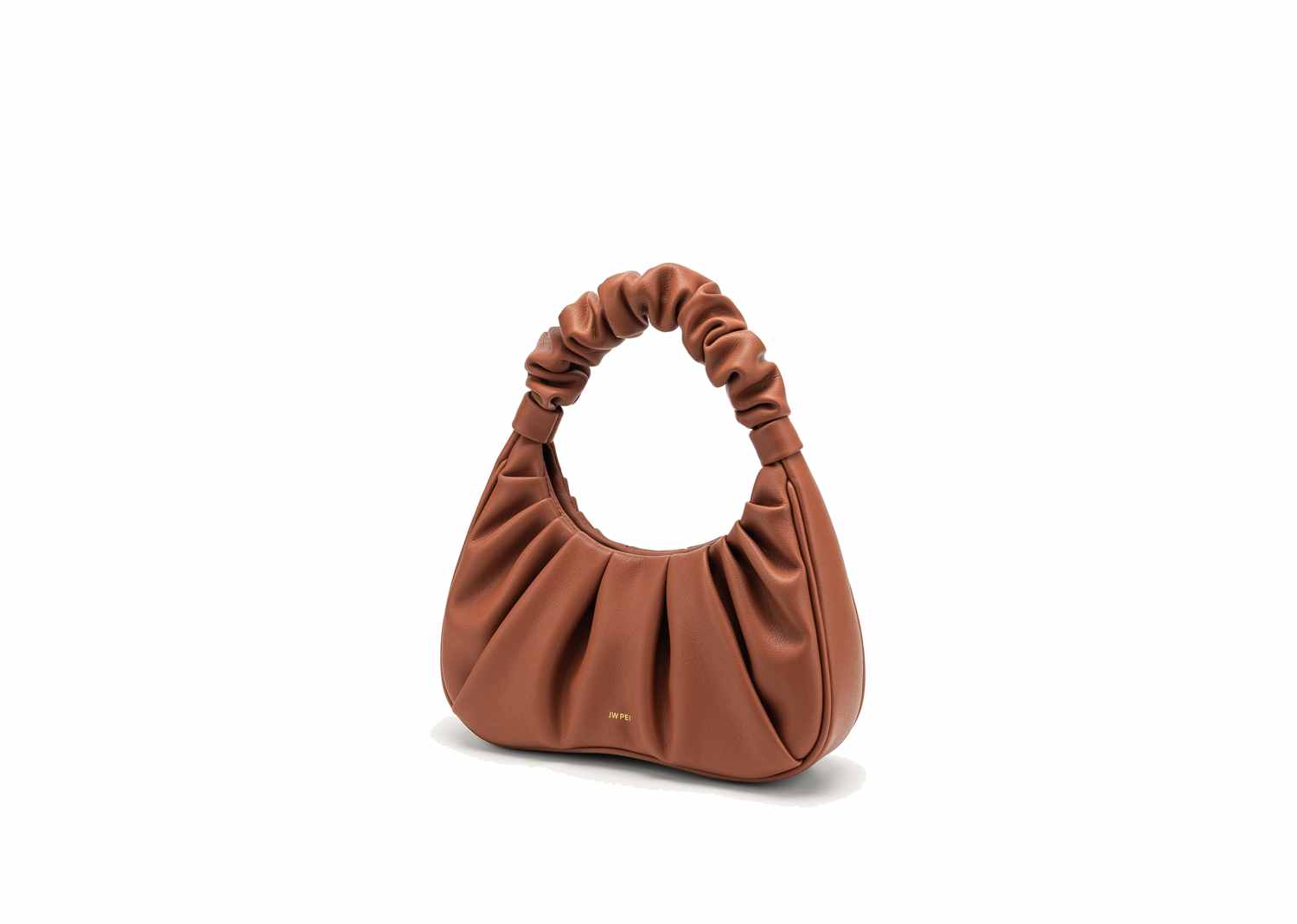 JW PEI Gabbi Ruched Hobo Handbag Nutella 2