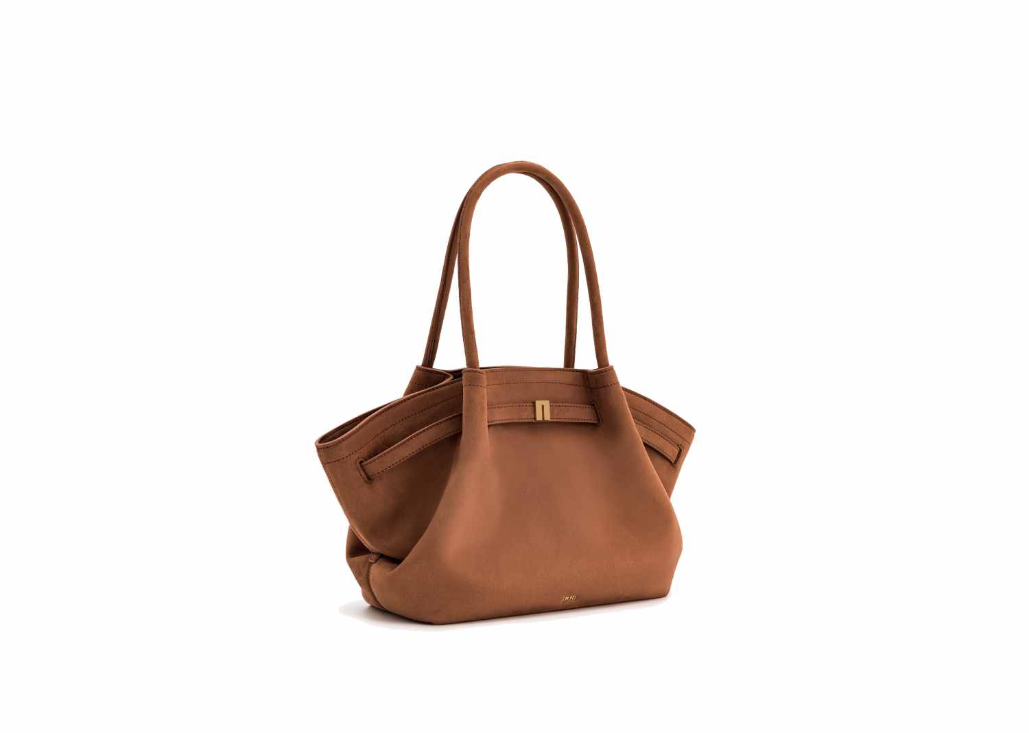 JW PEI Hana Medium Faux Suede Tote Bag Brown 3