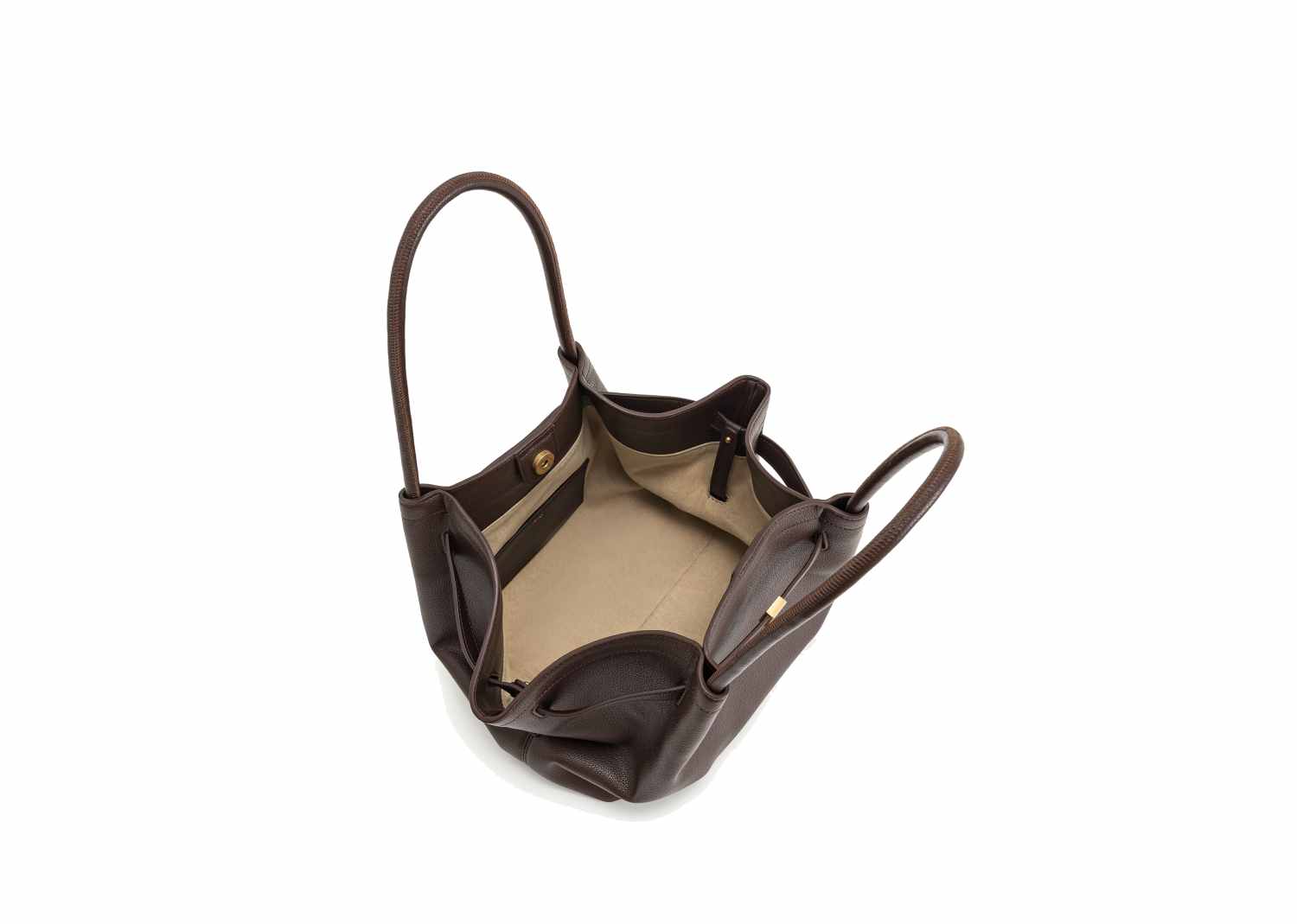 JW PEI Hana Medium Tote Bag Dark Brown 5