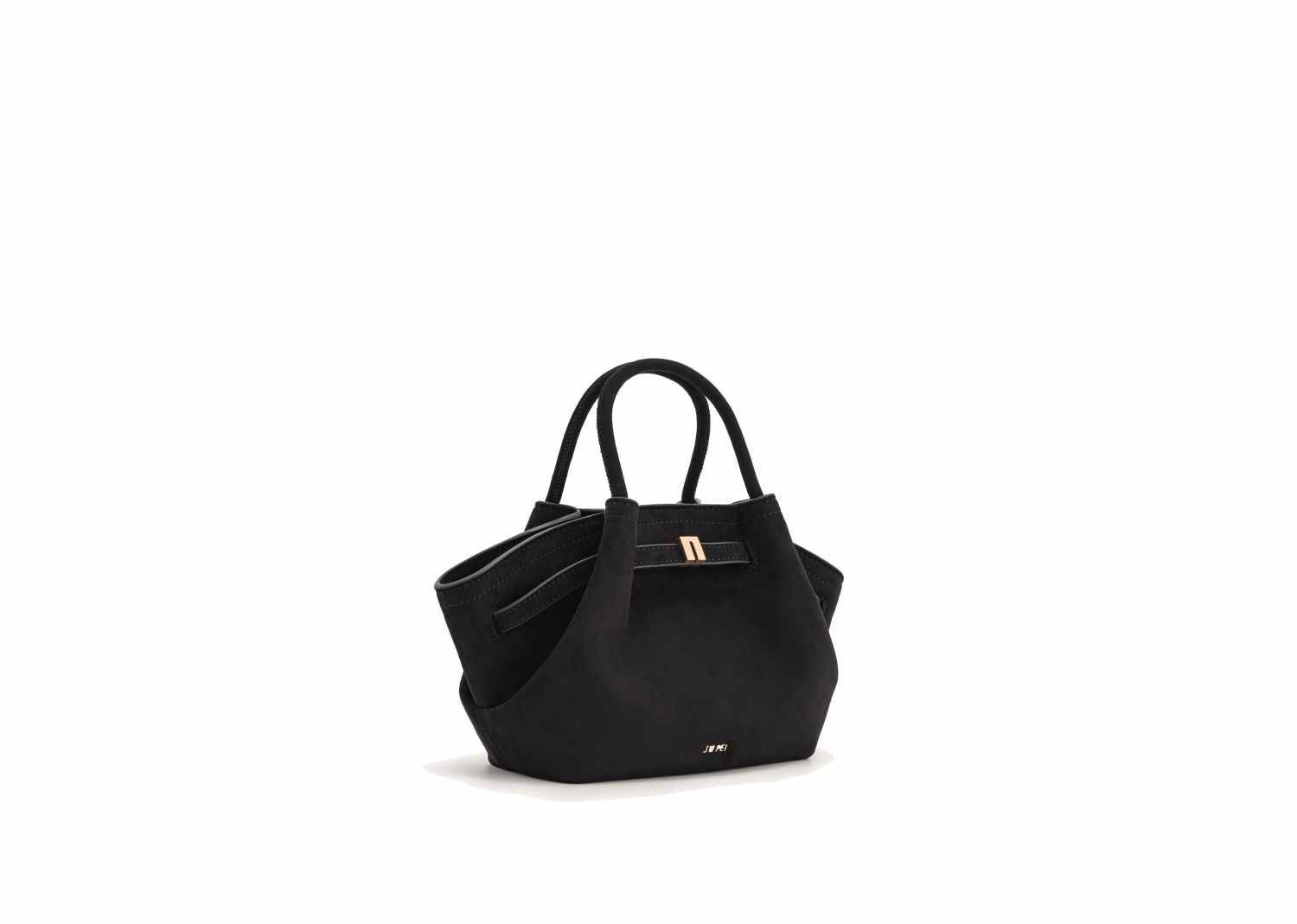 JW PEI Hana Mini Faux Suede Tote Bag Black 3