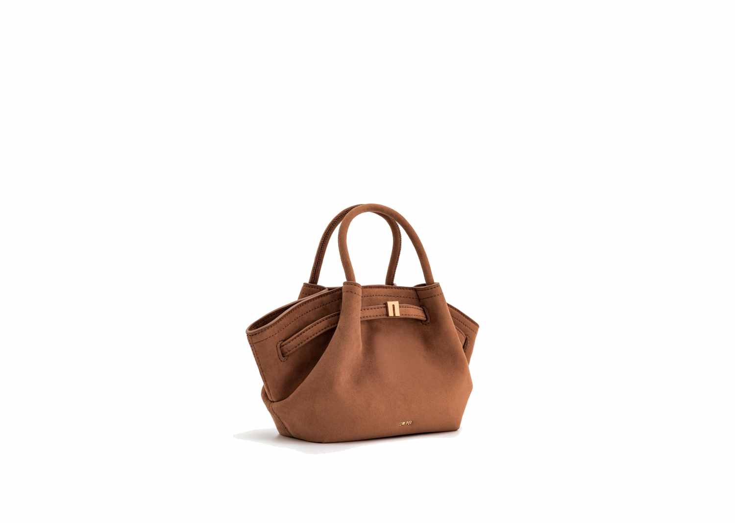JW PEI Hana Mini Faux Suede Tote Bag Brown 3