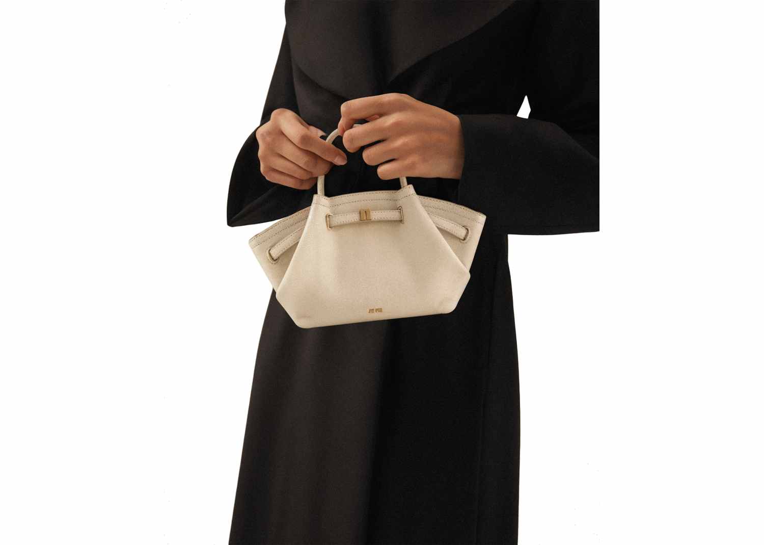 JW PEI Hana Mini Faux Suede Tote Bag Off White 6